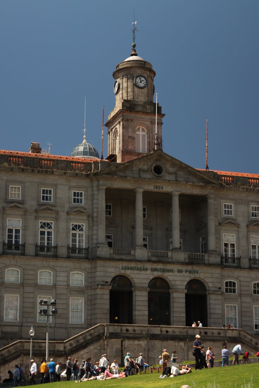 palace in porto in sunlight