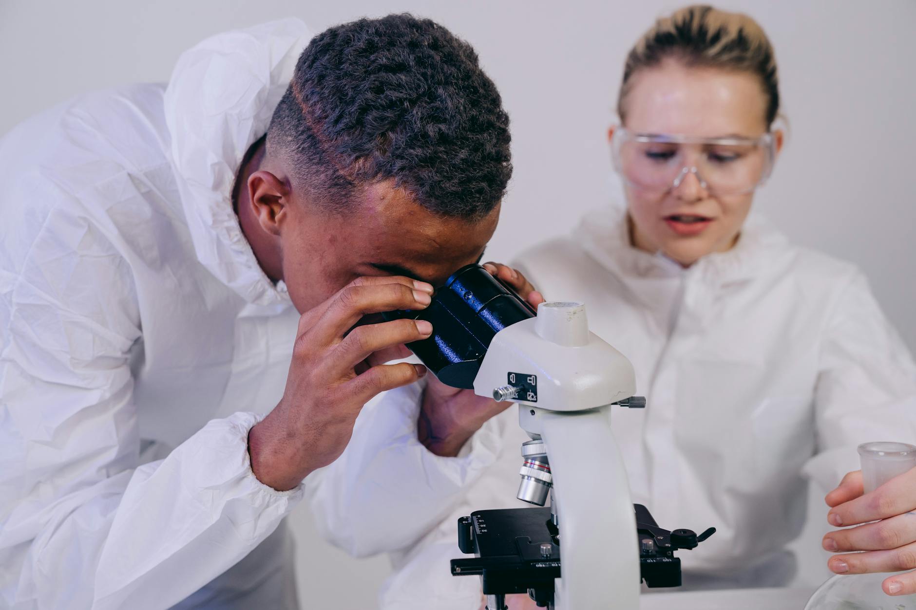 scientists experimenting in the laboratory