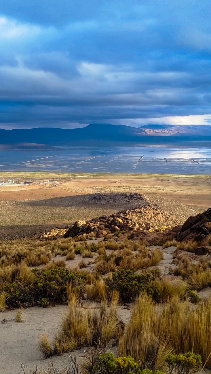 stunning andes highlands landscape in peru
