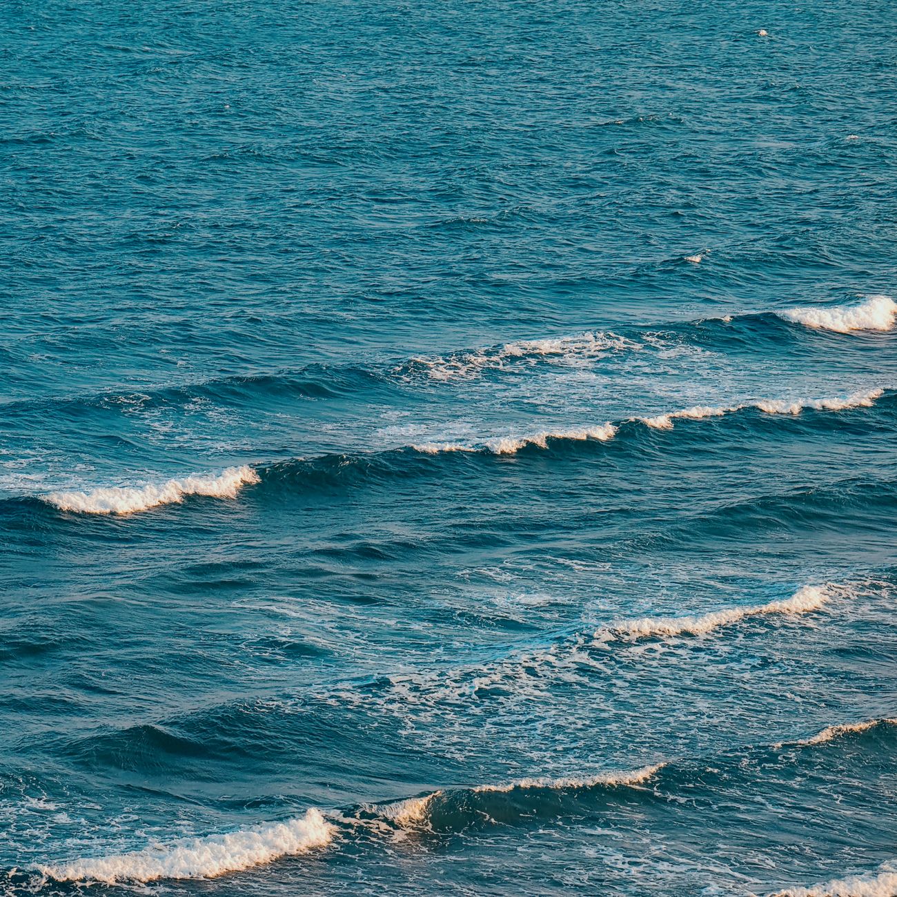 tranquil ocean waves in phan rang vietnam