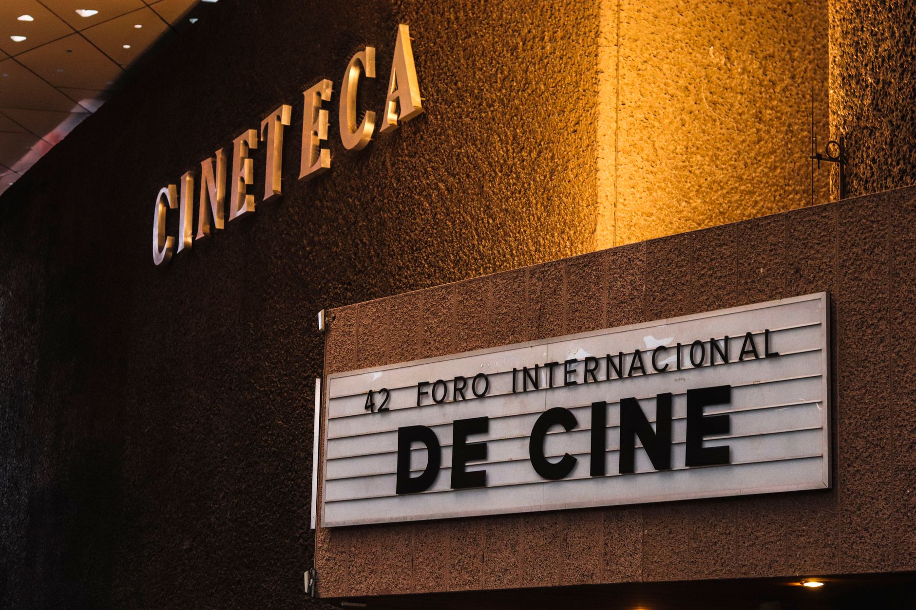 Cineteca Nacional during the 42nd Foro Internacional de Cine in Mexico City.